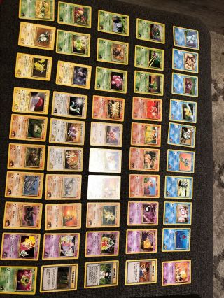 Vintage Pokemon Cards - Gym Heroes - 50 Cards - No Duplicates - Rare,  Uncommon,  Common