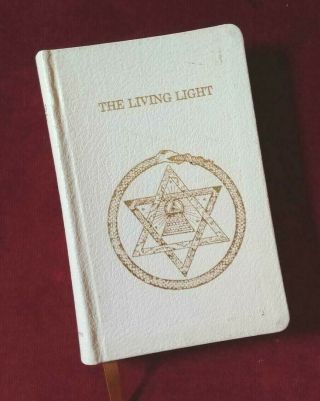 The Living Light Richard P.  Goodwin Rare Leather Bound 1972 1st Ed.  Spiritualism