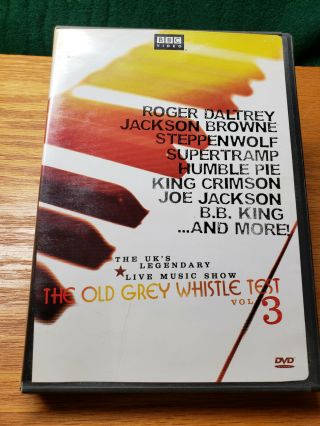 Old Grey Whistle Test Vol3 Dvd Music Concert Bbc Video B.  B.  King Steppenwolf Rare