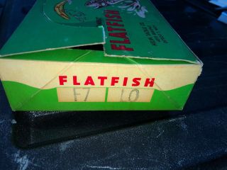 7 Lures In Display Box Flatfish Lure,  Helin Tackle Company F7 Lo Rare 3