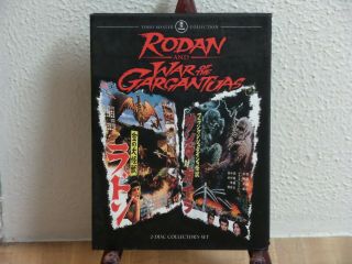 Toho (godzilla) Rodan & War Of The Gargantuas Rare & Deluxe Packaging Oop Dvd