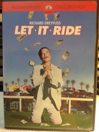 Let It Ride (dvd Widescreen) Rare Gambling Comedy Richard Dreyfuss Teri Garr