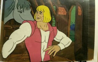 Rare Adam He - Man And The Masters Of The Universe Animation Cel W Authenticity