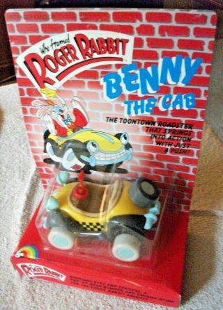 Who Framed Roger Rabbit Bennie The Cab 1988 Vintage Moc Ljn Rare