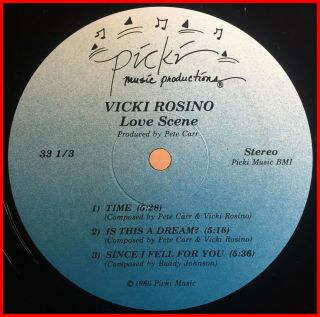 SYNTH MODERN BOOGIE LP Vicki Rosino - love scene PICKI - RARE ' 86 - Private mp3 2