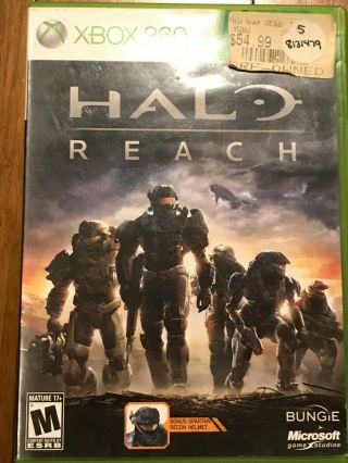 Halo: Reach Xbox 360,  2010) - Rare Bonus Spartan Helmet