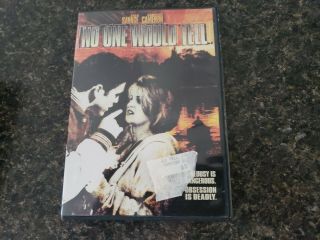 No One Would Tell Dvd Rare Oop For Collector 