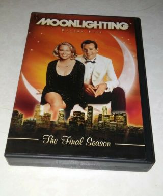 Moonlighting - Season 5 (dvd,  2007,  3 - Disc Set) Rare Oop Region 1 Usa
