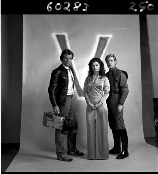 Jane Badler Marc Singer V The Visitors Rare 1984 Nbc Tv Photo Negative