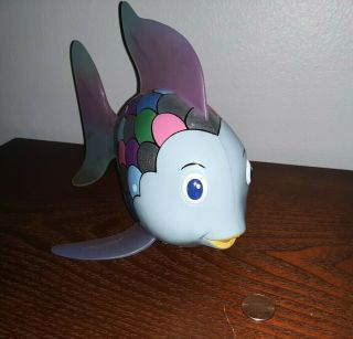 2003 Swim Ways Rainbow Fish Marcus Pfister Pool Or Tub Toy Battery Operated Rare