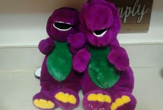 Barney The Dinosaur Plush Purple Stuffed Animal Rare Vtg 1992 Dakin Lyons Group