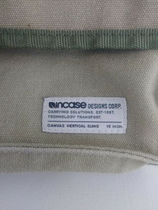 Incase Nylon Tech Sling / Side Bag Messenger Bag Brief RARE DISCONTINUED 2