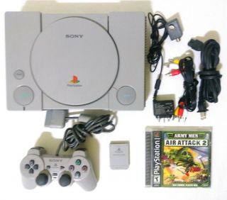 Sony Playstation 1 Ps1 Audiophile Console System Complete W/ Game Rare