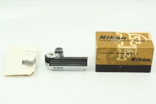 【RARE NEAR in Box】 Nikon F Selenium Light Meter Model II From JAPAN 2