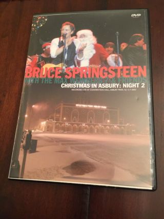 Bruce Springsteen Christmas In Asbury Live Dvd,  R Rare Dvd,  R Fan Made