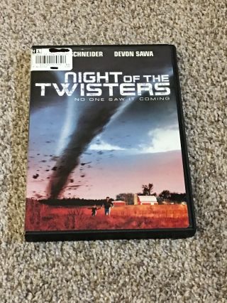 Night Of The Twisters Dvd John Schneider Devon Sawa Rare Oop Tornado 1996