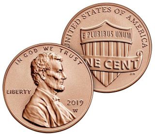 Rare 2019 W Reverse Proof Lincoln Penny