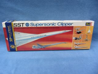 Revell - Pan Am Boeing Sst Supersonic Clipper Rare 1/200