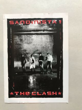 The Clash - Sandinista.  Minidisc double RARE 7