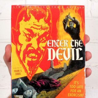 1972 Rare Htf Satanic Chiller Blu - Ray,  Dvd: Enter The Devil (massacre Video) Jo