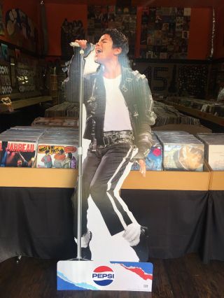 Limited Edition Michael Jackson Cardboard Cutout By Pepsi - Very Rare