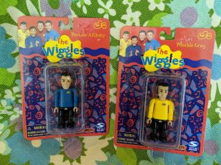 The Wiggles Greg And Anthony Figures - Rare - Big Red Car