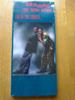 Vtg Dj Jazzy Jeff & The Fresh Prince Rare 1989 Long Box Cd Will Smith