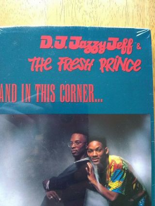vtg DJ JAZZY JEFF & The FRESH PRINCE Rare 1989 Long BOX CD Will Smith 2