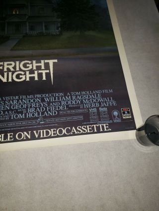Rare Fright Night (1985) Movie Poster - Horror - 27 