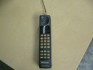 Rare Vintage Motorola Brick Cell Phone Mobile Cellular Dark Gray