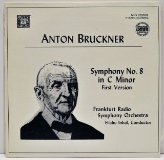 Anton Bruckner " Symphony No.  8 In C Minor " - Rare - Double Lp Mhs922067l