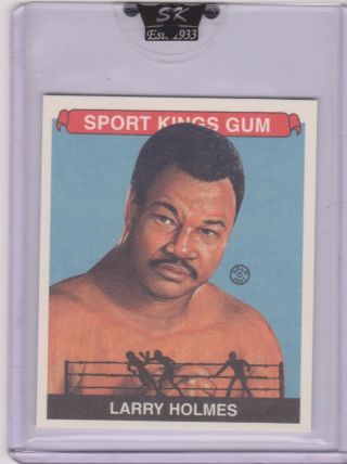 Rare 2007 Sport Kings Larry Holmes Mini Card 15 All Time Great Boxing Champ