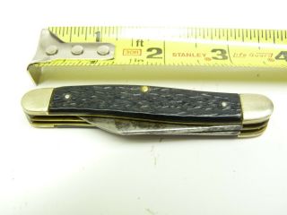 Vintage No.  14 Camillus 2 Blade Folding Pocket Knife York Rare 2nd 4