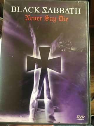 Black Sabbath: Never Say Die - Live Metal Concert 1978 Dvd Rare Ozzy Oop