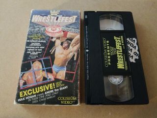 Wwf Wrestlefest 1988 88 Vhs Coliseum Video Rare Wrestling Wwe Wcw