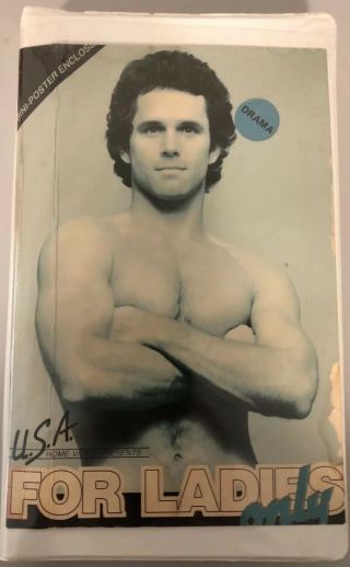 For Ladies Only - Vhs 1981 Greg Harrison,  Lee Grant - Male Strippers Rare Cult