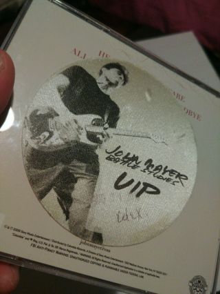 Signed JOHN MAYER autographed CD Battle Studies VIP package concert sticker RARE 4