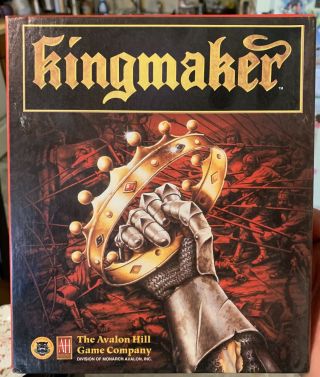 Kingmaker Avalon Hill Pc Computer Board Game Oop Rare