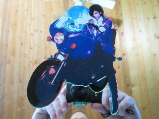 Prince & The Revolution Purple Rain Album Motorcycle Glass Mirror 12 