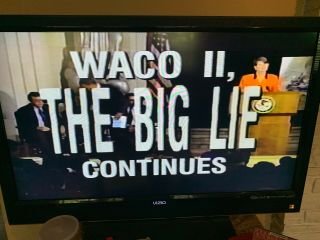 VHS VIDEO WACO 2 THE BIG LIE CONTINUES LINDA D.  THOMPSON CULT CRIME RARE SCARCE 2