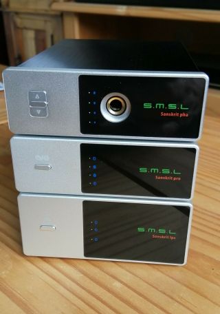 Smsl Panda Set - Pro Dac,  Pro Headphone Amp/preamp & Linear Power Supply - Rare