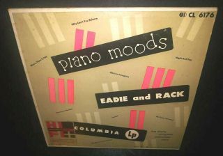 Eadie & Rack,  Piano Moods 10 " Vinyl (good) Rare Columbia Records Cover Vg,