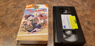Rugrats All Grown Up Dude Where’s My Horse Nickelodeon Nick Vhs Rare
