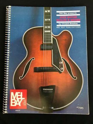 Mel Bay Jazz Guitar Scales & Modes Rare Vincent Bredice 1981 Book