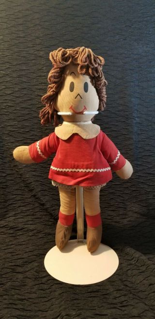 Little Lulu Plush Doll 15 " Rare