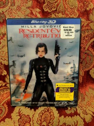 Resident Evil: Retribution 3d [3d,  2d Blu - Ray,  With Rare Lenticular Slipcover - Fcs