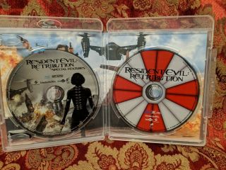 Resident Evil: Retribution 3D [3D,  2D Blu - ray,  with rare lenticular Slipcover - FCS 5