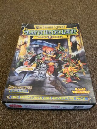 Warhammer Quest Lair Of The Orc Lord 1995 Rare Mostly Complete