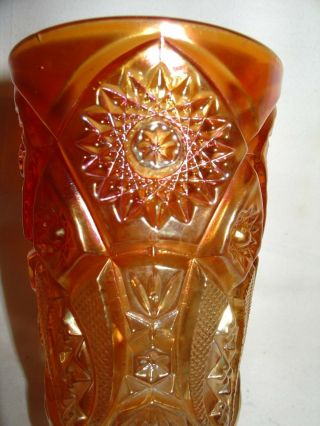 Carnival Glass Marigold Tumbler Imperial Crabclaw,  Rare