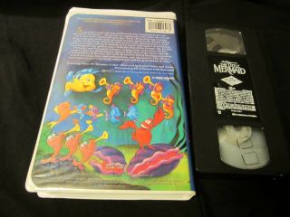 The Little Mermaid VHS Black Diamond Banned Cover Disney RARE OOP 2